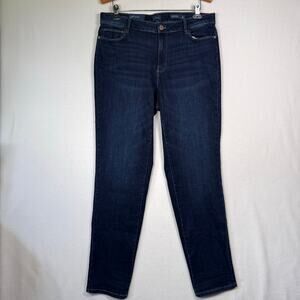 J.JILL Denim Women's Boyfriend Straight Leg Ankle Jeans Iconic Wash Comfort 16T
